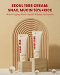 K-Secret Seoul 1988 Snail Mucin 93% & Rice Moisturizing Cream - 100ml