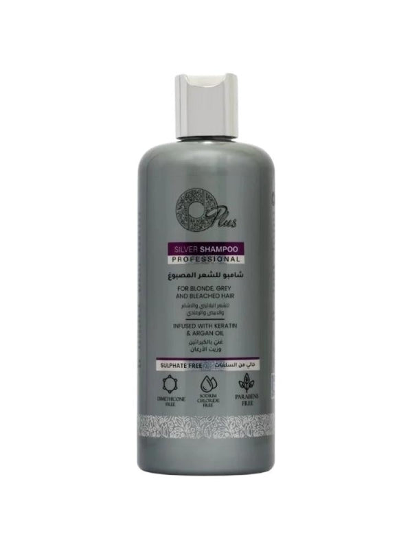 Silver Shampoo for Blonde Hair Tone Correction O Plus 500ml