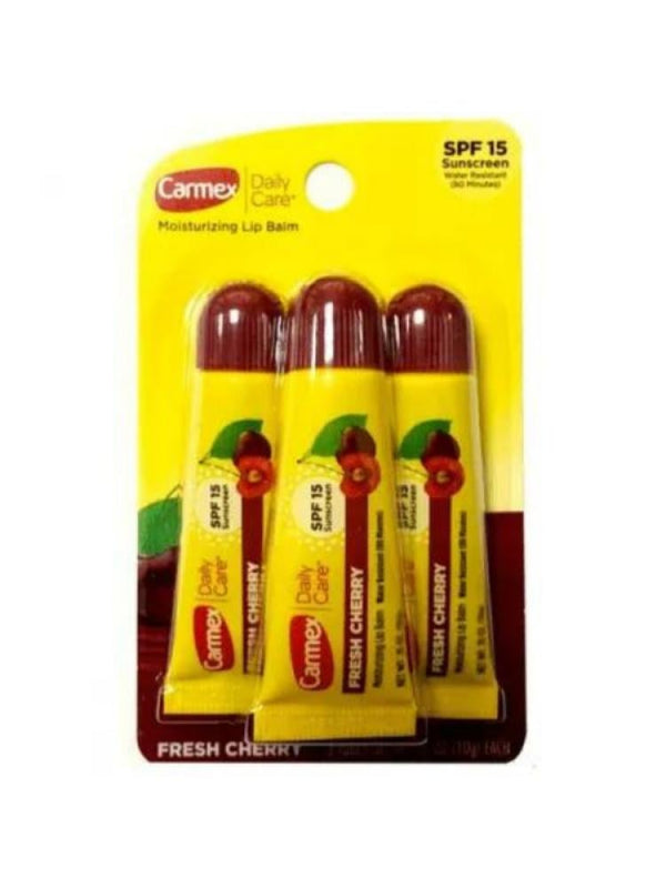 Carmex Cherry Lip Balm with SPF 15 - 3 Count