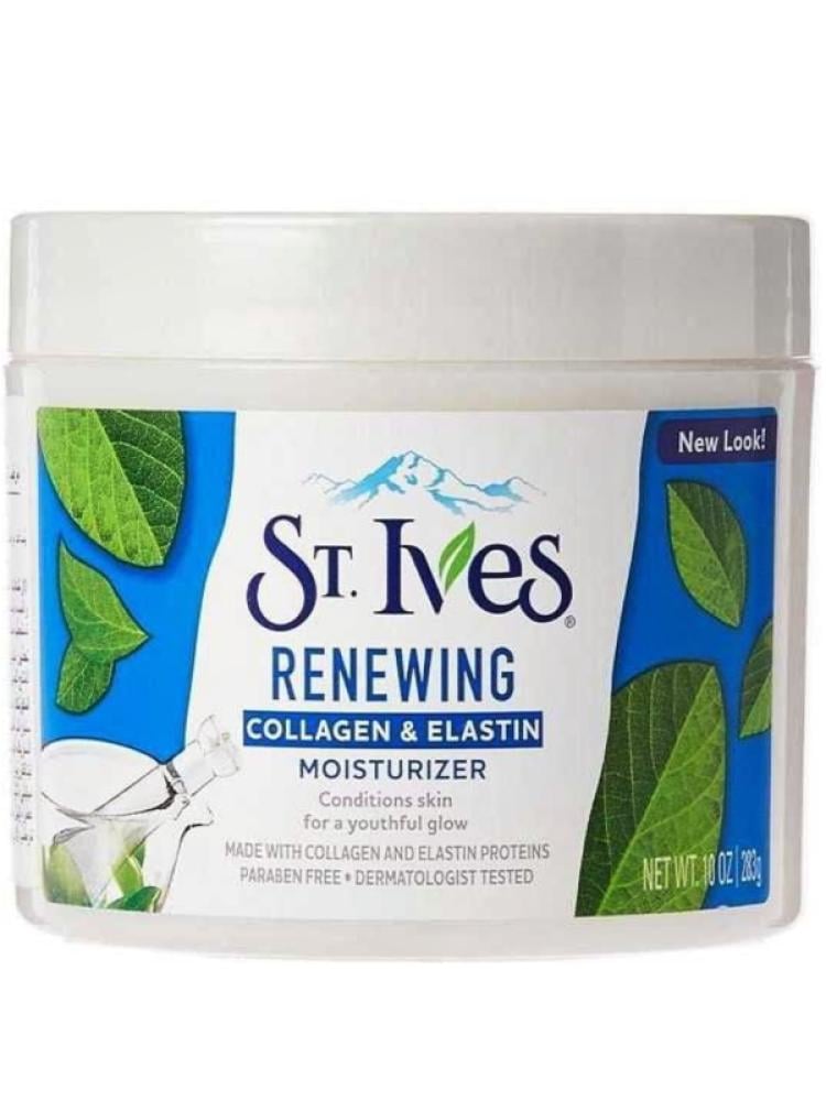 St. Ives Renewing Collagen Elastin Moisturizer - 283g - Reduces Signs of Aging