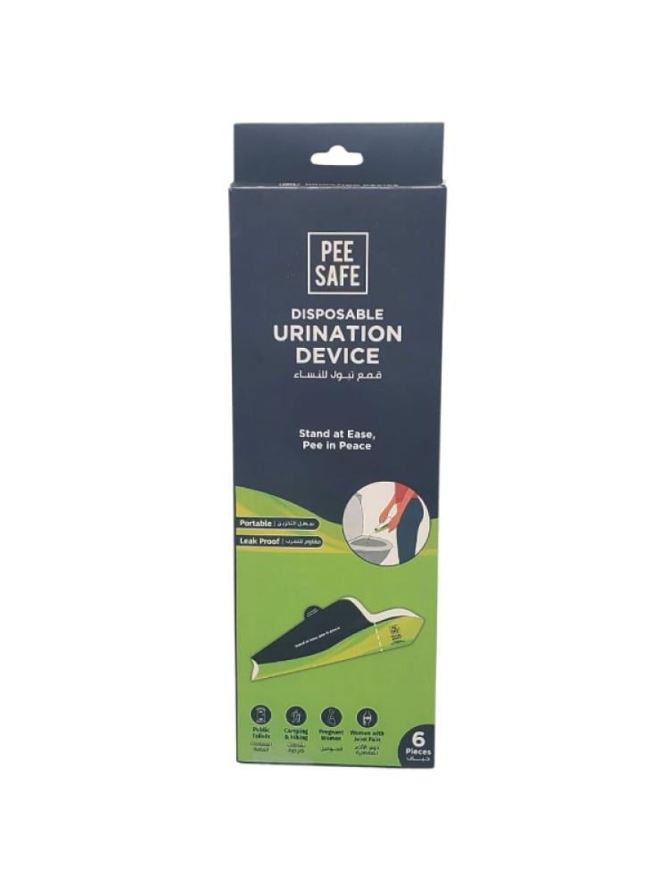 Pee Safe Disposable Female Urinal Funnel - 6 Pack