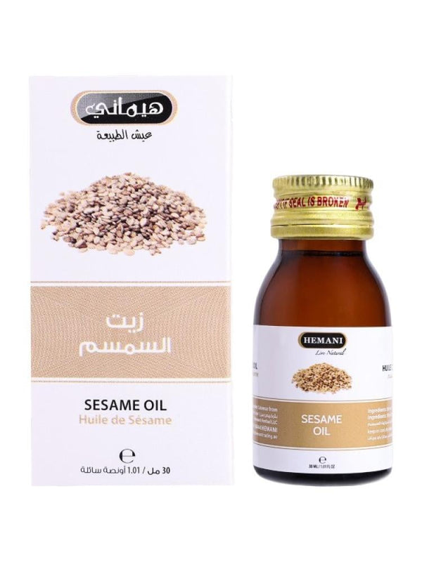 Sesame Oil for Massage Natural Moisturising Hemani 30ml