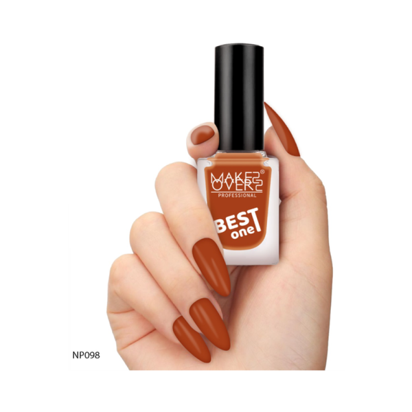 Make Over 22 Nail Polish NP098 Glossy Finish Wide Brush
