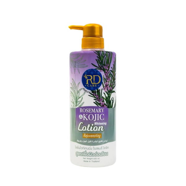 R&D Care Rosemary Skin Brightening Lotion, Hydrating, 600ml