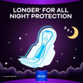 Always Maxi Night Pads with Wings Heavy Flow Protection Large 8 Pads