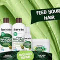 Inecto Natural Avocado Nourishing Conditioner for Dry & Damaged Hair - 500ml