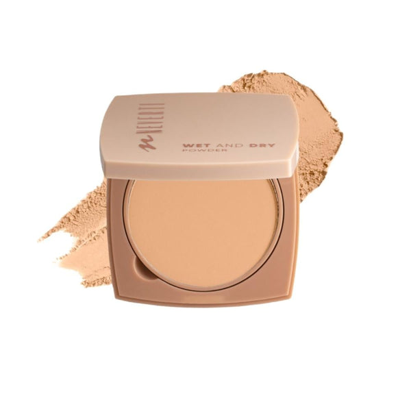 Neverti Wet and Dry Pressed Setting Powder Golden Honey Full Coverage