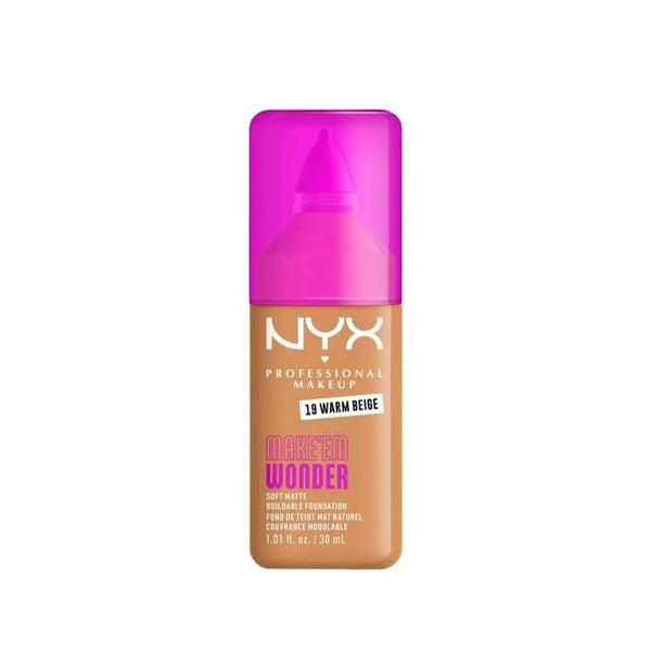 Best Matte Foundation Long-Wear Buildable Warm Beige 19 NYX