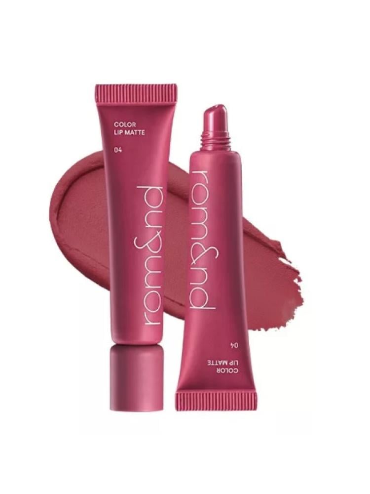 Rom&nd Matte Color Lipstick - OLD CHERRY 04 - Long-Lasting Matte Finish