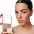 Neferti Cream Contour & Highlighter Palette 001