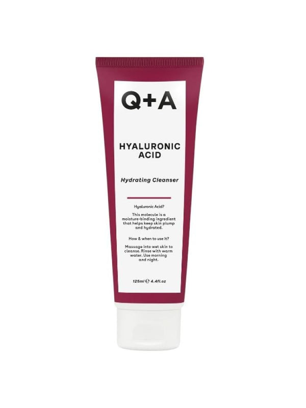 Hydrating Cleanser for Dry Skin Hyaluronic Acid Q+A 125ml