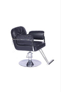 Salon System Women's Hairdressing Chair with Silver Base & Sides