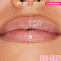 Huda Beauty Faux Filler Extra Shine Lip Gloss, UUU Baby, Lilac