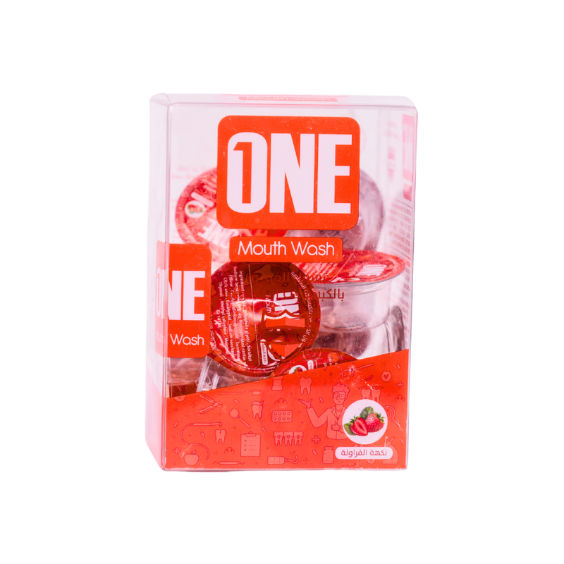 Mouthwash Capsules Strawberry Flavor Oral Hygiene Refreshing One 20 Pieces
