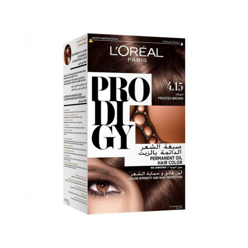L'Oreal Paris Ammonia-Free Hair Color, Cool Brown 4.15, 180ml