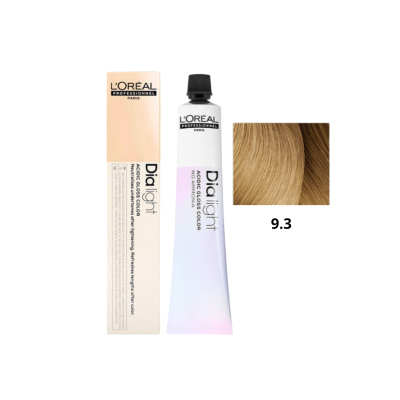 L'Oreal Hair Color 9.3 Very Light Golden Blonde, Ammonia-Free, 50ml