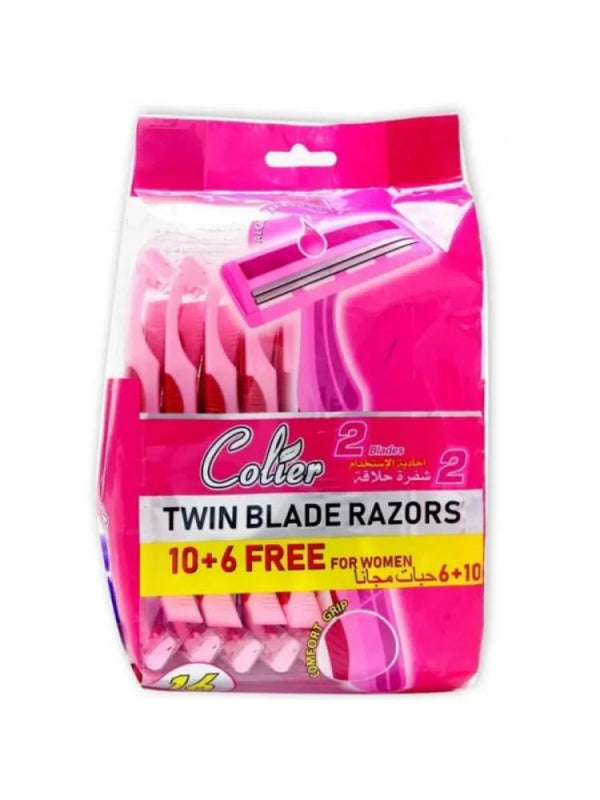Collier Twin Blade Razors for Women 16 Count