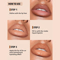 Sheglam Lip Liner and Gloss Duo Set, Booty Nude, Matte and High-Shine