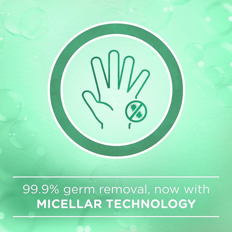 Johnsons Antibacterial Body Wash Mint Scent Cleanses Skin Removes Germs 400ml