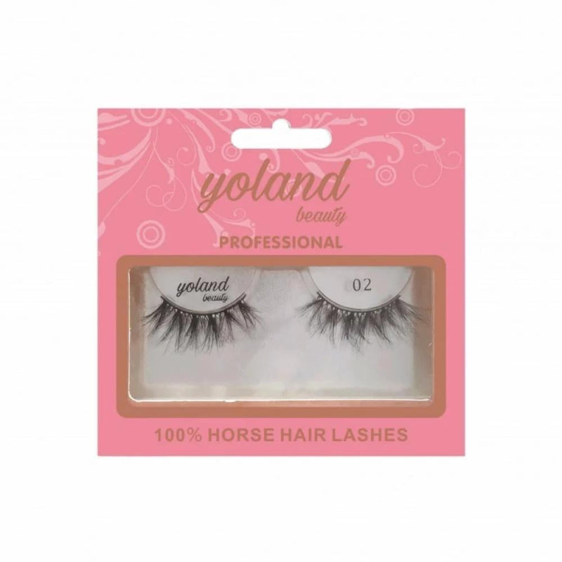 Yolande Beauty Natural Hair Eyelashes No. 02 Reusable
