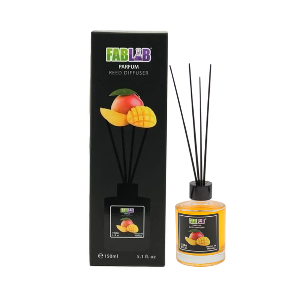 Mango Scented Reed Diffuser Long-Lasting Home Fragrance 150ml FabLab