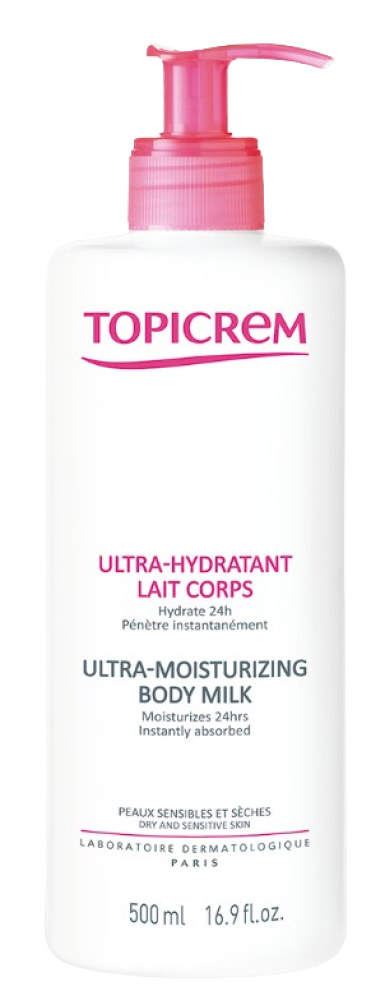 Body Milk Ultra Moisturizing Hydrating Daily Care Topicrem 500ml