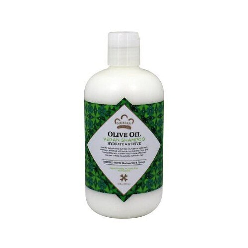 Nubian Heritage Hydrate & Revive Shampoo with Olive Oil and Moringa, 12oz
