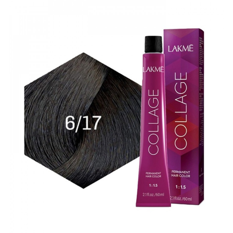 Lakme Permanent Hair Color Dark Ash Blonde 6.17 60ml