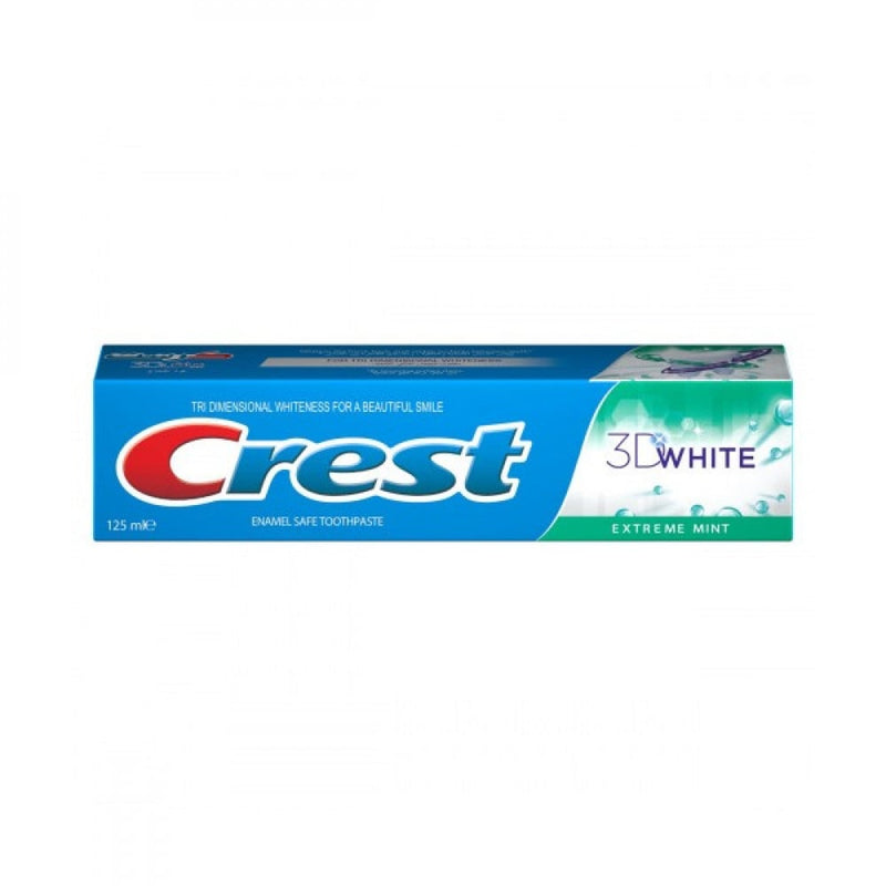 Crest 3D White Toothpaste, Stain Removal, Whitening Formula, 125ml