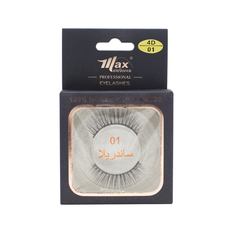 Max Elegance False Eyelashes, Voluminous, Long-Lasting