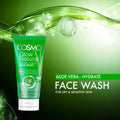 Cosmo Glow Natural Aloe Vera Face Wash 150ml - Hydrating