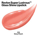 Revlon Ultra Shine Cream Lipstick Dewy Peach 019 Hyaluronic Acid Moisturizing 3.1g