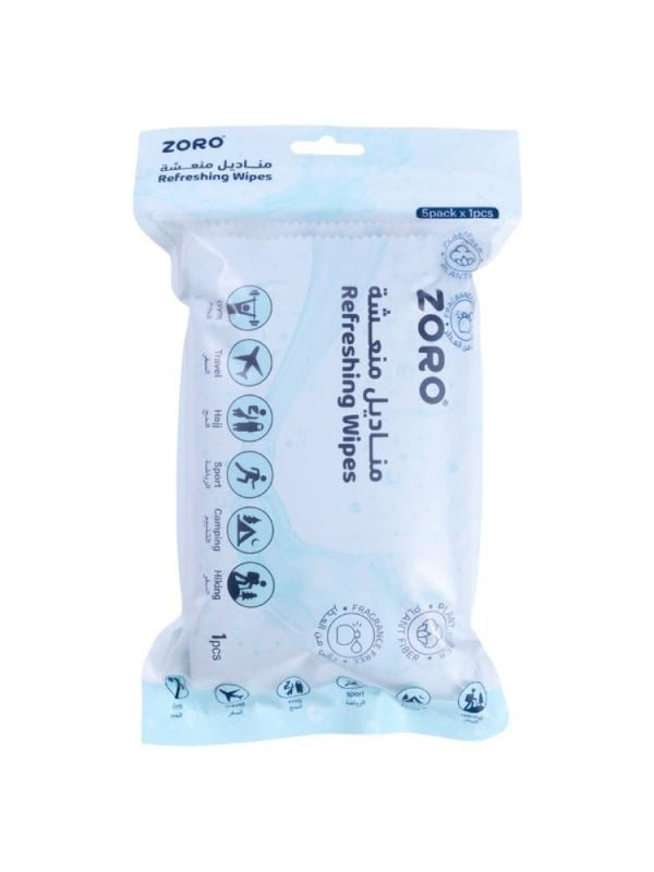 Unscented Wet Wipes Cooling Refreshing Zoro 5 Wipes