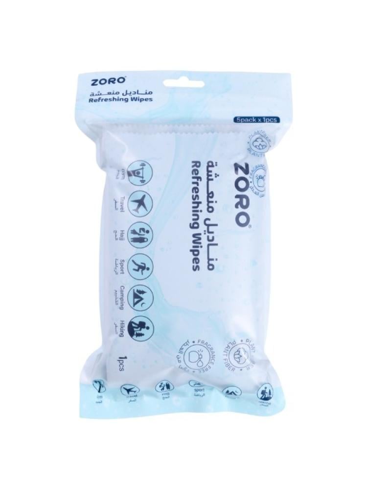 Unscented Wet Wipes Cooling Refreshing Zoro 5 Wipes