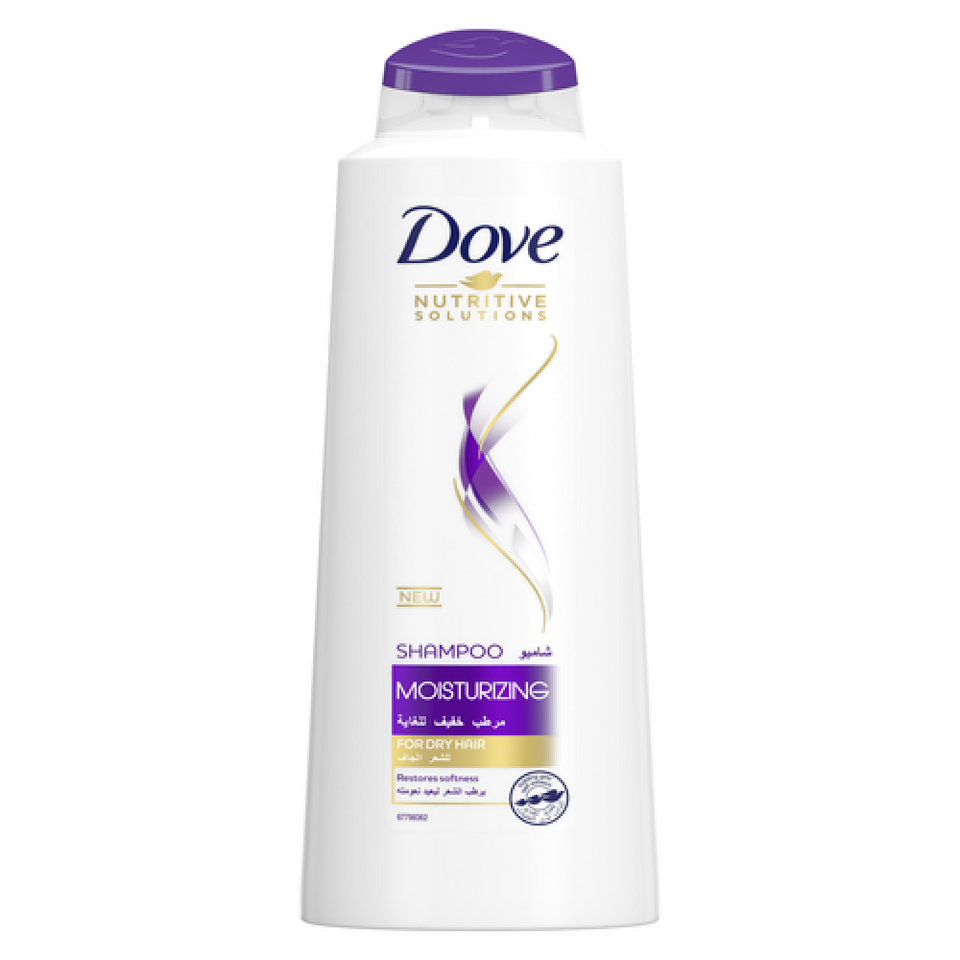 Dove Moisturizing Shampoo - Hydrating, Shiny Hair - 190ml