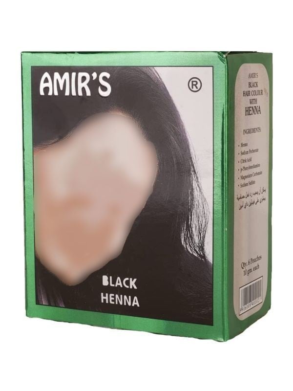 Best Henna Powder for Black Hair Amir's Black Henna Powder 10g