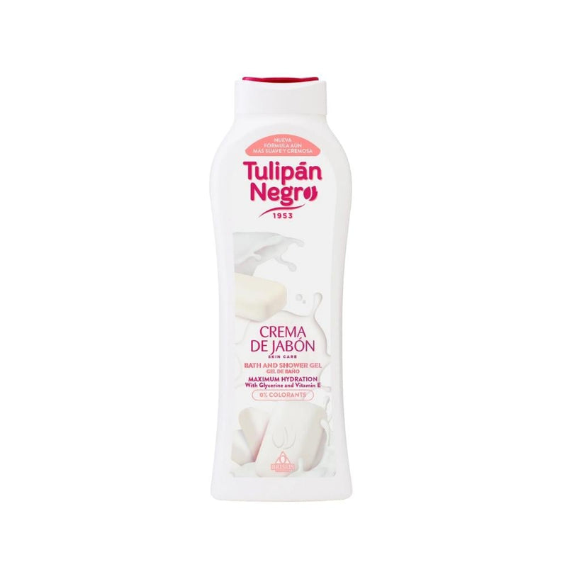 Tulipan Negro Shower Gel Cream with Glycerin, Moisturizing, 650ml