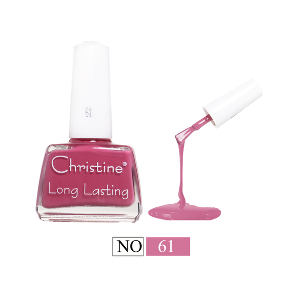 Shop Nail Polish Long Lasting Glossy Finish Shade 61 Christine 1 Piece