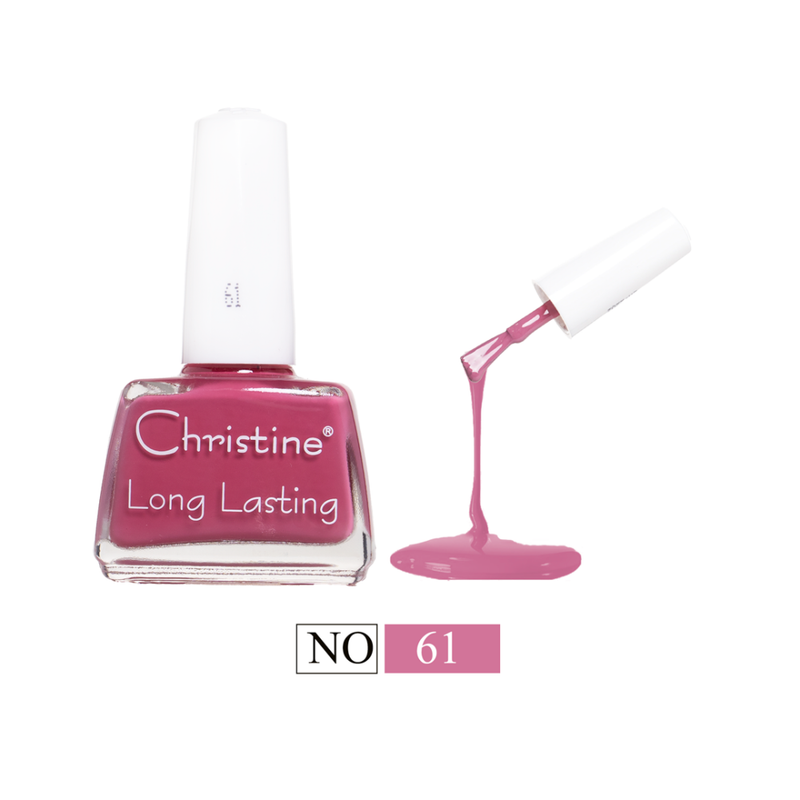 Shop Nail Polish Long Lasting Glossy Finish Shade 61 Christine 1 Piece