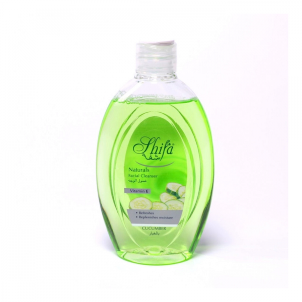 Cucumber Facial Wash Hydrating Cleanser with Vitamin E Shifa 225ml