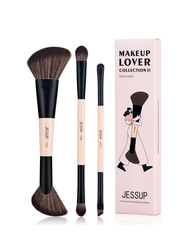 Jessup Makeup Brush Set - 3 Pieces