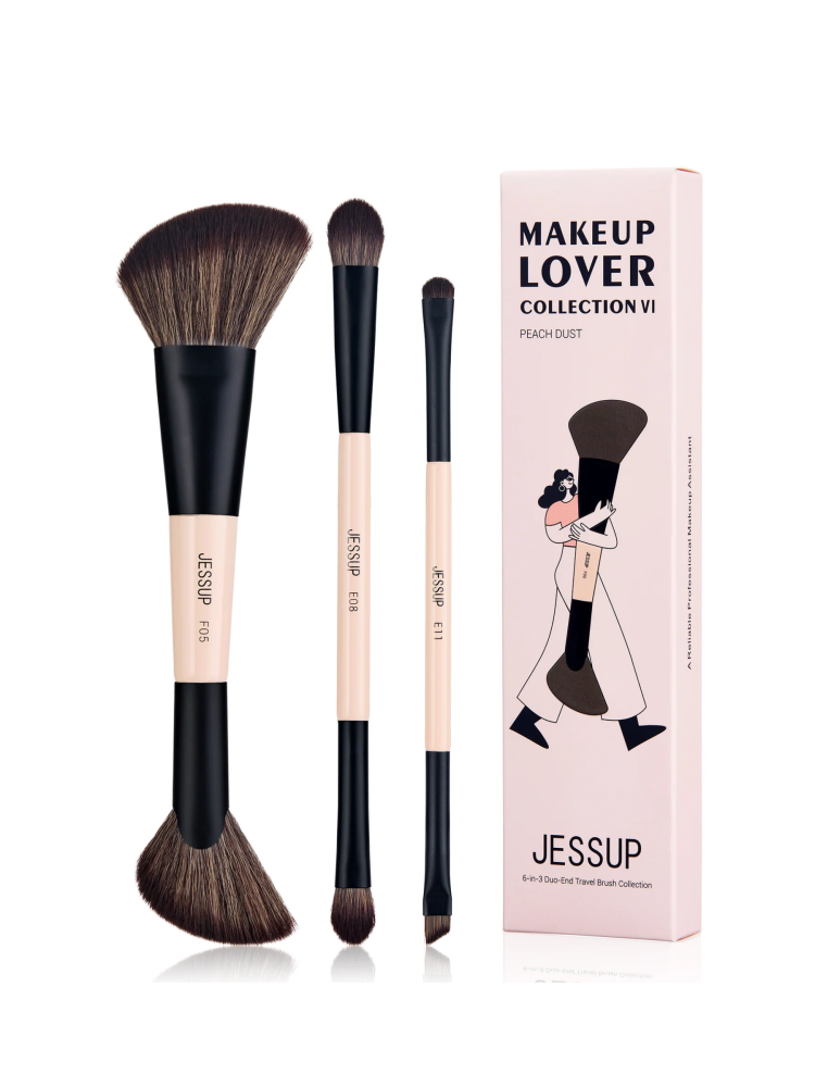 Jessup Makeup Brush Set - 3 Pieces