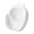 Salon System Pedicure Bowl with Ergonomic Groove Design in White