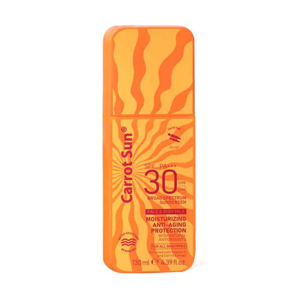 SPF 30 Moisturising Body Milk Sunscreen with Carrot Extract 250ml