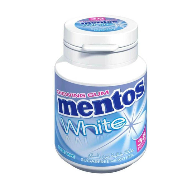 Mentos Chewing Gum White Sweet Mint Long-Lasting Freshness 54g