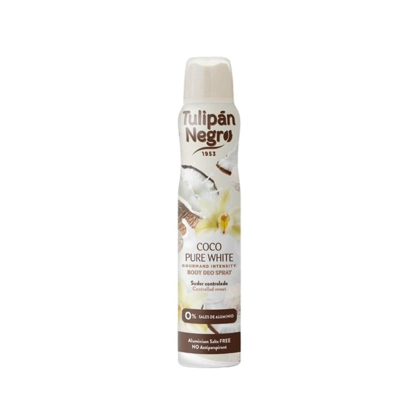Tulipan Negro Deodorant Spray Coconut Scent 48-Hour Protection 200ml