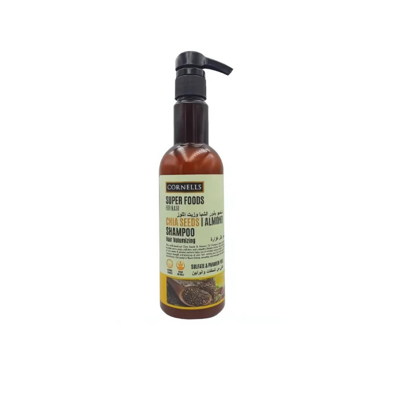 Cornells Smoothing Shampoo, Almond and Chia Seed, 500 ml