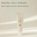Rice Extract Sunscreen SPF 50+ Brightening Probiotic Beauty of Joseon 10ml