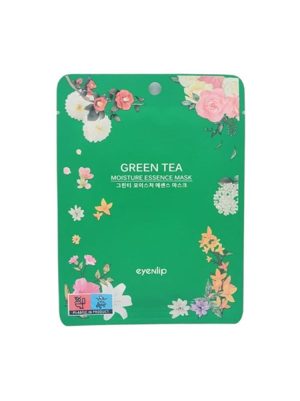 Face Sheet Mask Green Tea Moisturizing for Dry Skin EYENLIP 25g