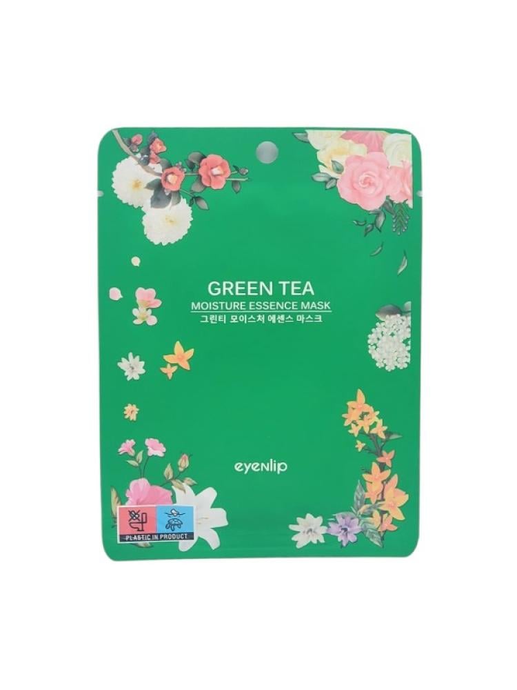 Face Sheet Mask Green Tea Moisturizing for Dry Skin EYENLIP 25g